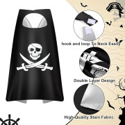 Dětský karnevalový převlek Pirát 2v1