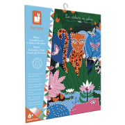 Kreativní sada Mini Džungle v noci Štrasové kamínky Janod Atelier