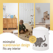 Koš na hračky bavlněný uzavíratelný 43 l Sipo