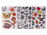 Sada tetování pro kluky 14 listů 200 motivů v krabičce