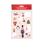 Samolepky na dárky 3 ks - Vánoce pro děti