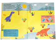 Plstěné samolepky - Dinosauři - kniha aktivit
