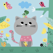 My arts&crafts Mini Sametové omalovánky Farma od 18 měsíců Janod