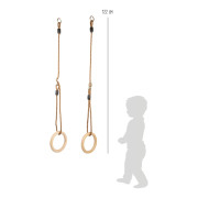 Dřevěné gymnastické kruhy Small Foot