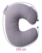 Mušelínový polohovací polštář MiniRelax 140 cm Babymatex