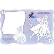 Nejkrásnější vánoční omalovánky se samolepkami Ledové království