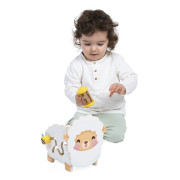 Farma Dřevěná motorická hračka Ovečka s mnoha aktivitami Janod
