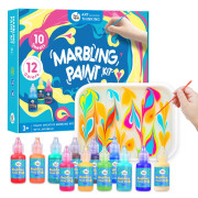 Sada na mramorování 12 barev Jarmelo