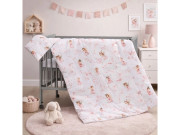 2dílné povlečení do postýlky Víla 135 x 100 cm růžové Scarlett