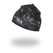 Čepice podšitá Outlast® - černá kytary/černá