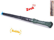 Hůlka kouzelnická 36 cm na baterie se světlem a zvukem