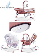 Dětské lehátko CARETERO Rancho blue