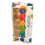 Puzzle senzorická kolečka XL, pastelová