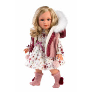 LUCIA 54037 Llorens - realistická panenka s látkovým tělem - 40 cm
