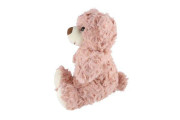 Medvídek sedící plyšový 22 cm růžový