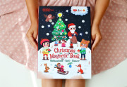 Magnetická kniha Vánoce – Christmas Magnetic Book Edukid