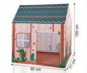 Stan na hraní 95 x 71 x 105 cm hnědý