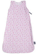 Letní spací pytel, zajíc růžový zip na boku