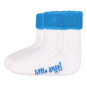 Ponožky froté Outlast® Bílá/modrá
