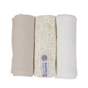 Swaddler Látková plenka Flower Tribe 3balení 70 x 70 cm Lodger