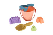 Sada na písek - kbelík, lopatka, hrabičky, 3 formičky 