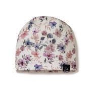 Jarní čepice Violet flowers Cream - smetanová Esito