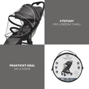 Moskytiéra na kočárek univerzální exclusive Black Zopa