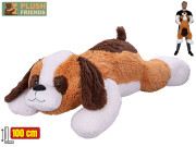 Plyšový bernardýn ležící, 100 cm Plush Friends