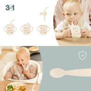 Silikonová jídelní sada Grown-Up Meal Set Little Babymoov