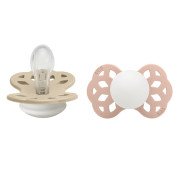 Infinity symetrické dudlíky silikon 0 - 6 měsíců 2 ks Bibs