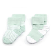 Dětské ponožky Stay-on-Socks Mint Stripes vel. 6-12 m 2 páry 