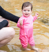 Dětský neopren - overal - Pink Dotty