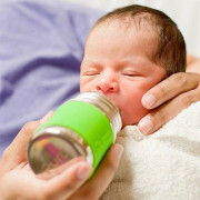 Nerezová kojenecká láhev Pura 150 ml