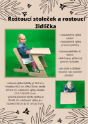 Rostoucí stoleček a rostoucí židlička 