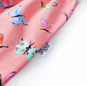 Body šaty tenké set Outlast® UPF 50+ Sv. broskvová, motýlci