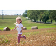 Legíny tenké Outlast® UV 50+ tm. starorůžové Little Angel