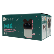 Dětská chůvička s otočnou kamerou, s WiFi / Tuya - medvídek, hnědá Mary's