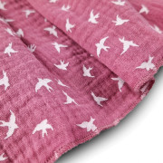 Body šaty tenké KR Outlast® UPF 50+ tm.starorůžové vlaštovky Little Angel