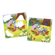 My arts&crafts Mini Sametové omalovánky Chutná zvířátka od 18 měsíců Janod