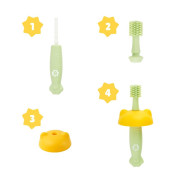 Silikonový zubní kartáček 3 v 1 Badabulle