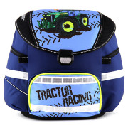 Školní batoh se svítícím elementem Leasyn - Traktor - Smart Strap