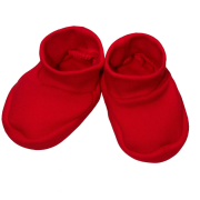 Kojenecké bavlněné capáčky UNI červené Baby Service Vel. 1