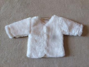 Zimní kabátek s podšívkou wellsoft bílý Baby Service