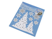 Vánoční samolepky plastické 3D 