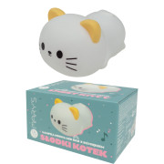 LED silikonová noční lampička Rgb se zvukem - kočička Mary's