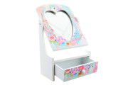 Šperkovnice dřevěná se zrcátkem jednorožec