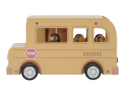 Školní autobus s figurkami dřevěný Little Dutch