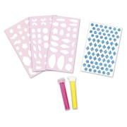 Kreativní sada Pěnové nálepky a svítící písek Janod