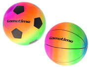 Gametime míč 23 cm duhový