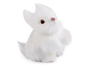 Velikonoční zajíček plyšový do věnců a truhlíků 